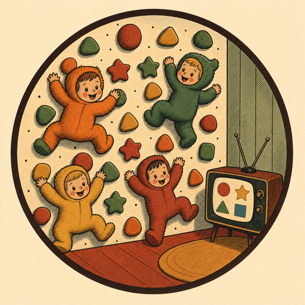 Vertical Velcro crèche badge